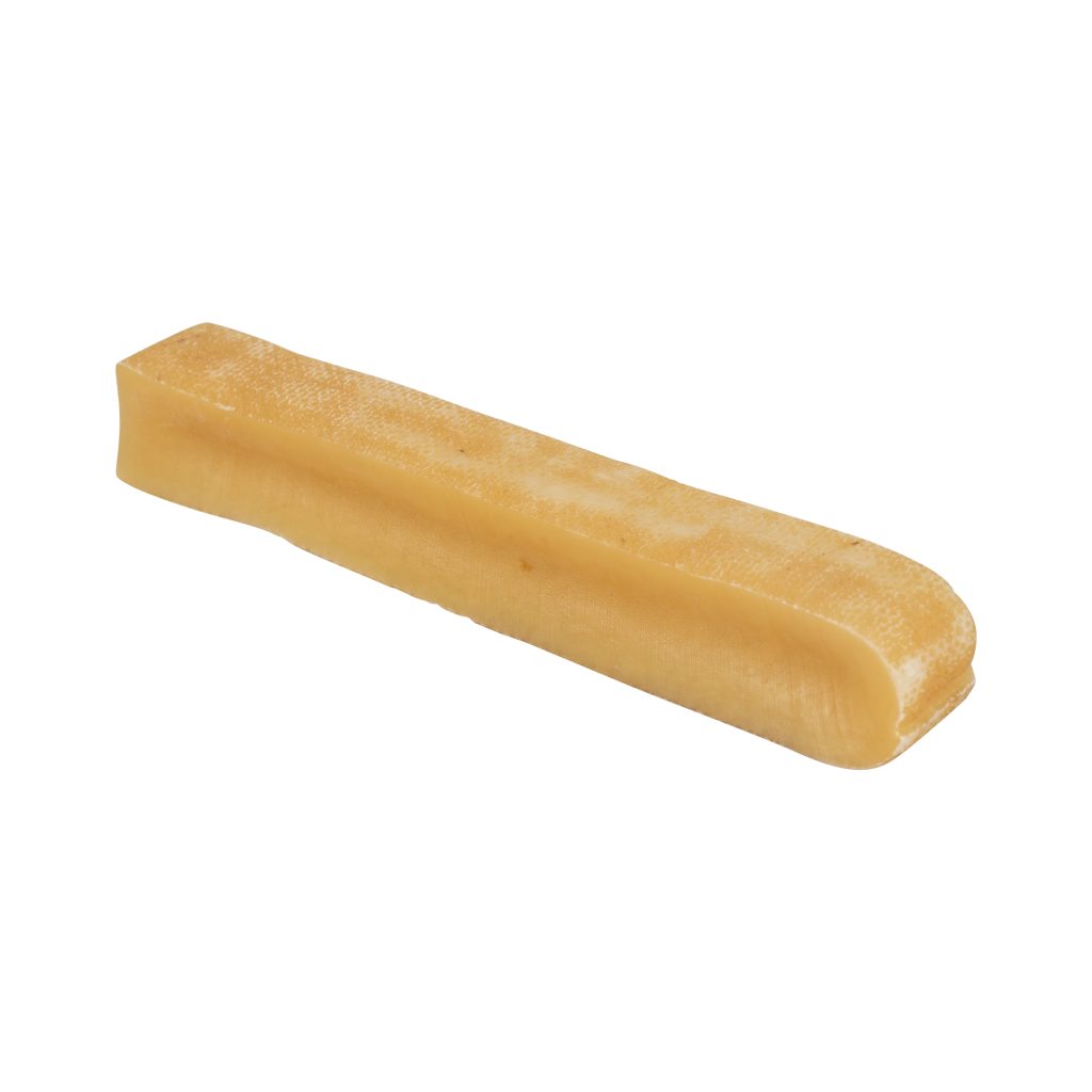 A yak cheese chew for dogs.
